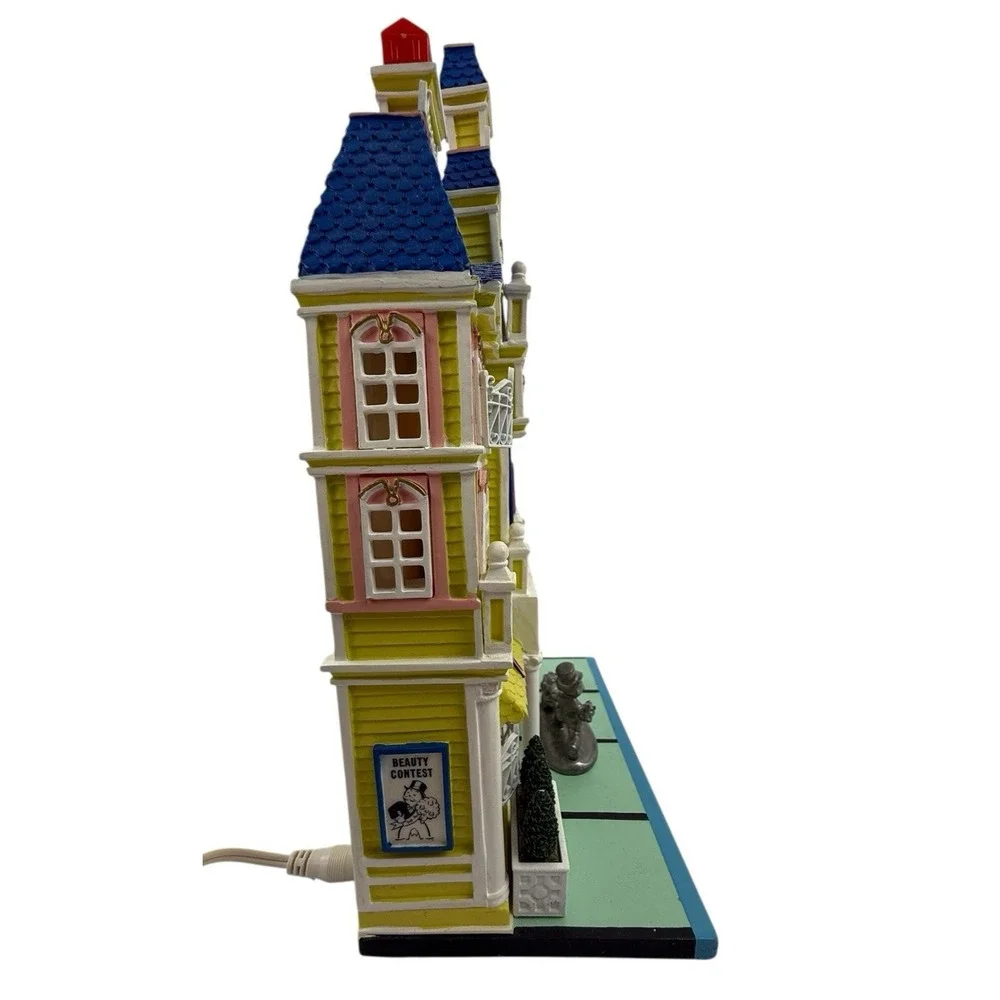 Dept 56 City Lights Monopoly Yorkshire Grand Hotel Boardwalk Building READ FLAWS